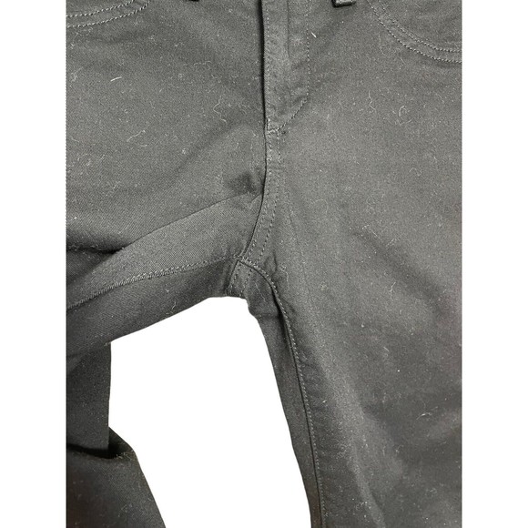 Rag & Bone Jean Womens Leather Mid-Rise Skinny Leg Jeans Pants Black Size 25 - Picture 5 of 16
